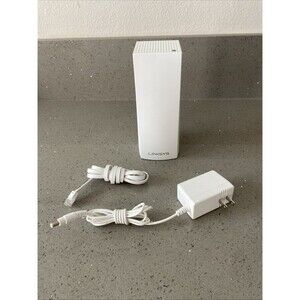 Linksys Velop Intelligent Mesh WiFi System 7.5" Tower Tri-Band White WHW03 V2